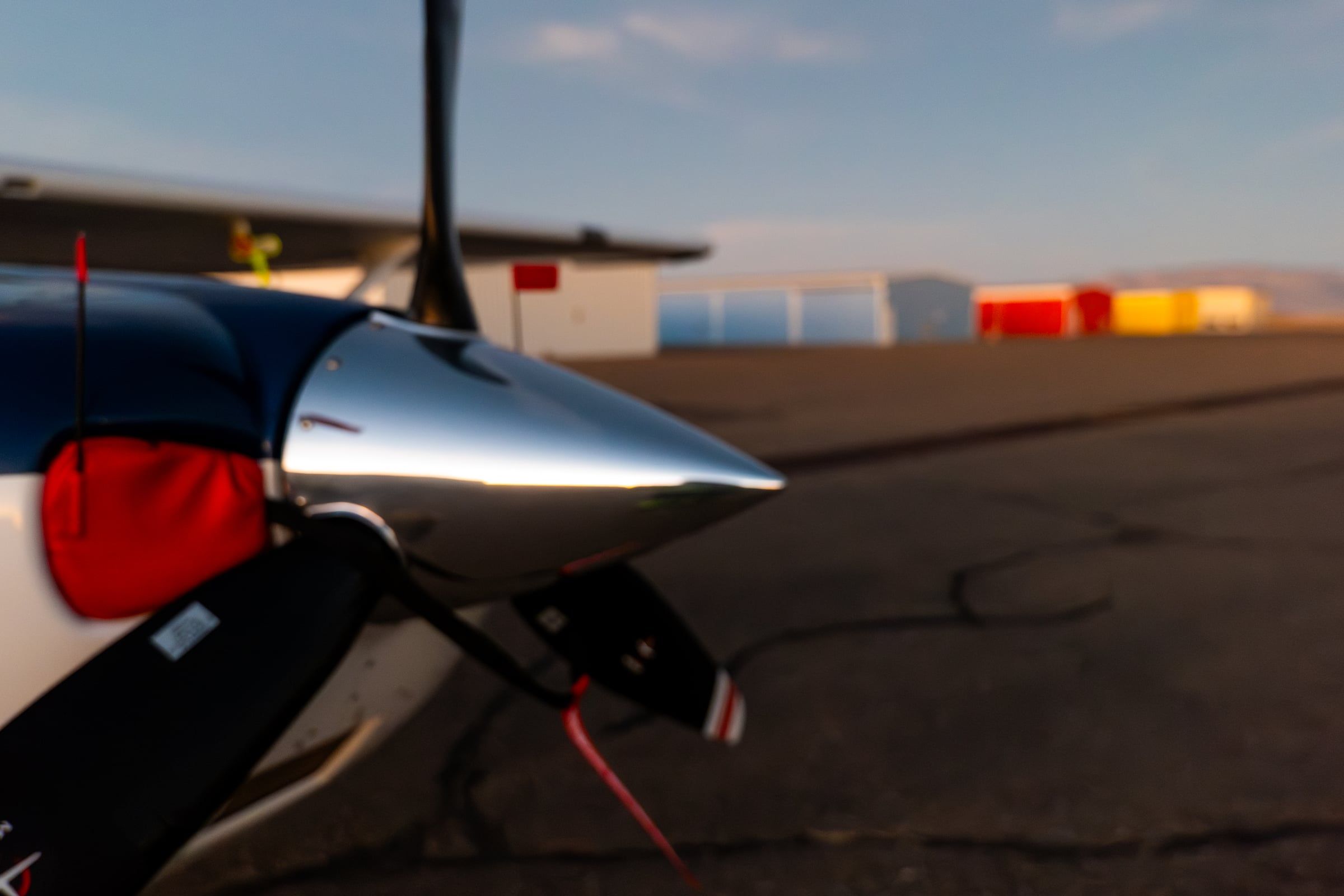 Polished propeller spinner